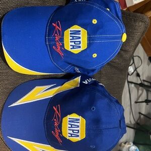 NAPA Racing Blue and Yellow 2 Caps